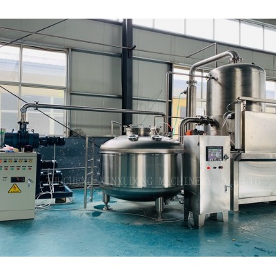 100kg per batch jack fruit vacuum fryer machine plant