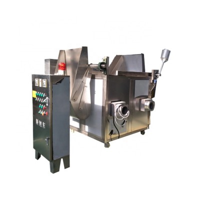 Hot sale automatic stirring batch frying machine beans and nuts frying machine