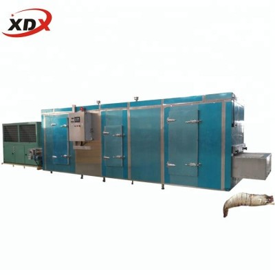 Small shrimp iqf quick tunnel freezer machine