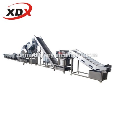 long year experience SUS304 stainless automatic peanut processing line/peanut frying machine